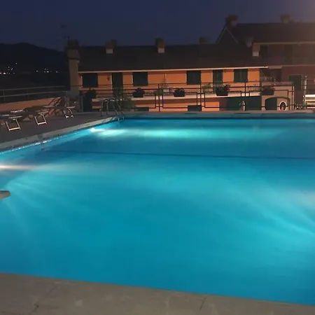 With A Stunning Sea View Pool Tennis Rapallo